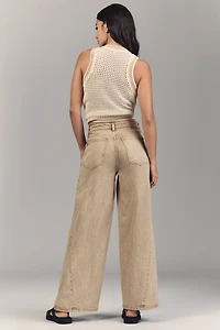 Seventy + Mochi Gracie Low-Rise Twist Taper Jeans
