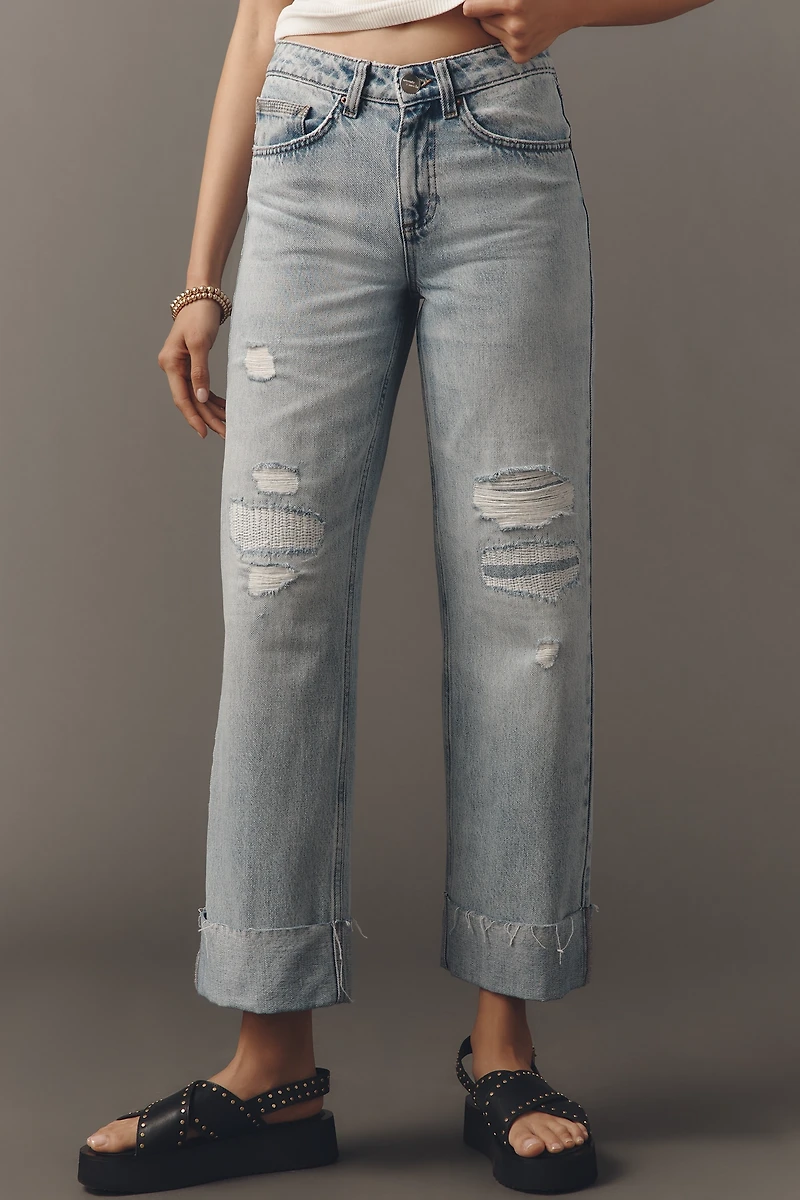 Seventy + Mochi Stevie Low-Rise Straight-Leg Jeans