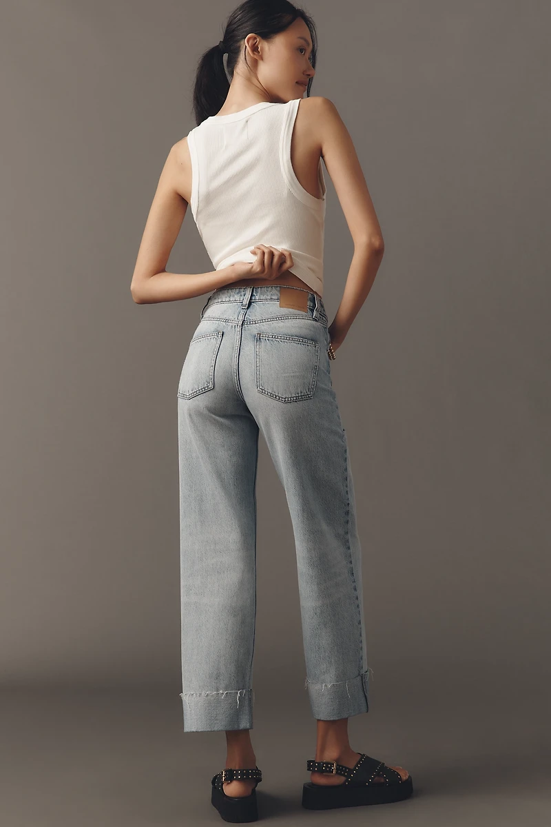 Seventy + Mochi Stevie Low-Rise Straight-Leg Jeans