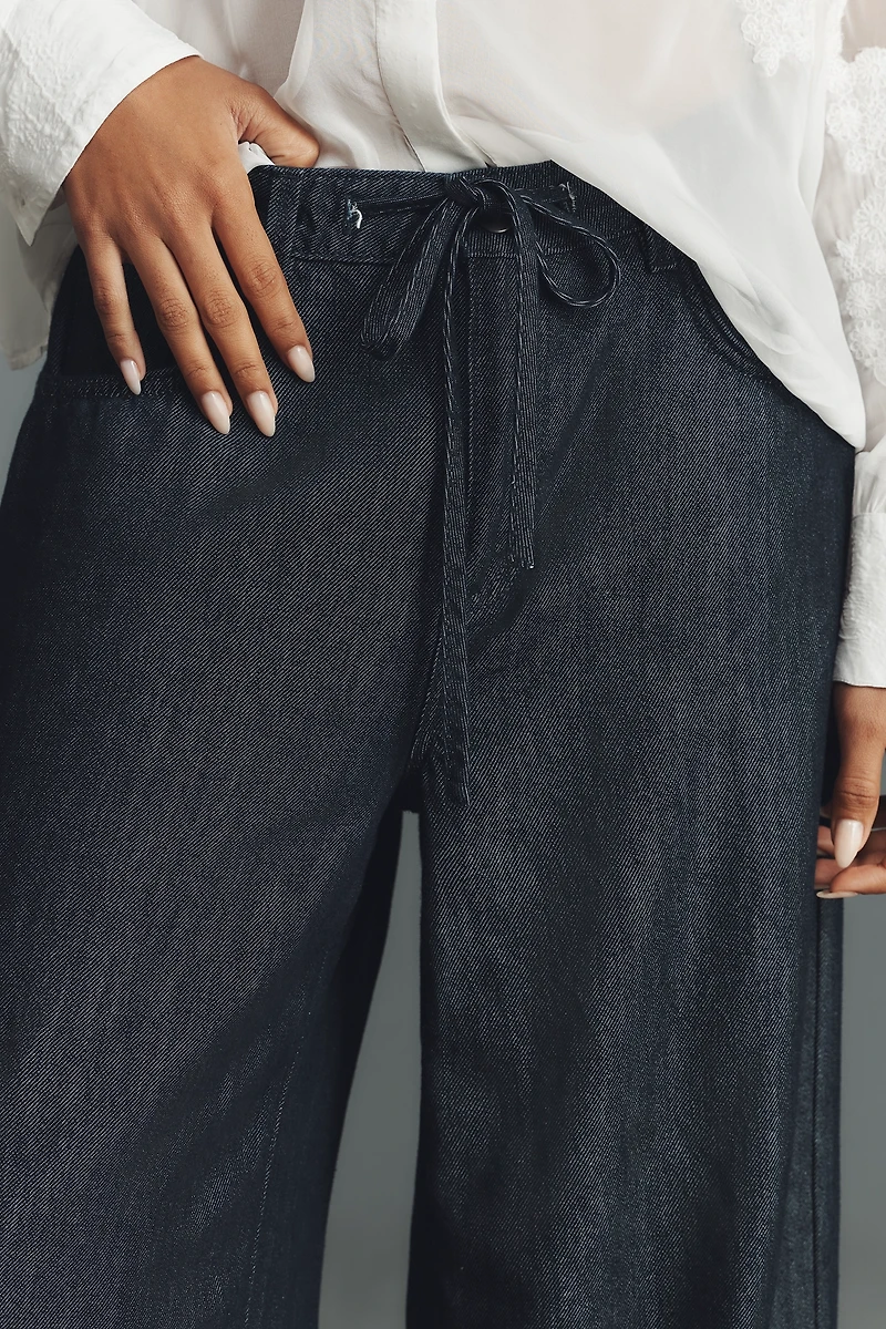 Seventy + Mochi Blake Mid-Rise Wide-Leg Jeans