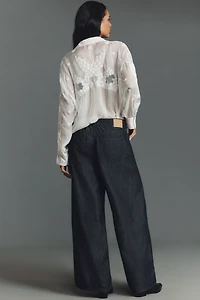 Seventy + Mochi Blake Mid-Rise Wide-Leg Jeans