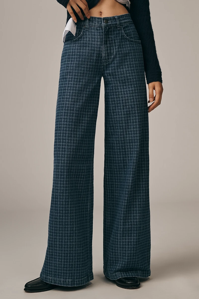 Seventy + Mochi High-Rise Wide-Leg Bay Jeans