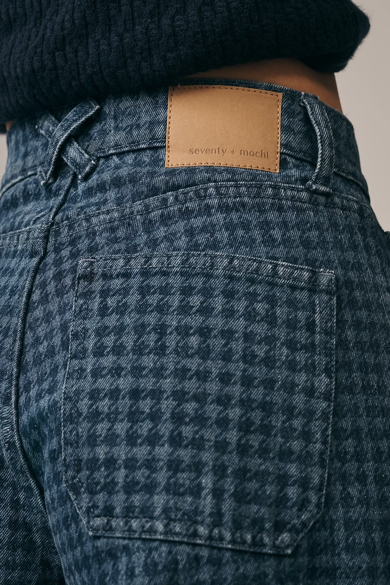 Seventy + Mochi High-Rise Wide-Leg Bay Jeans