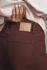 Seventy + Mochi Mid-Rise Wide-Leg Twisted Jeans