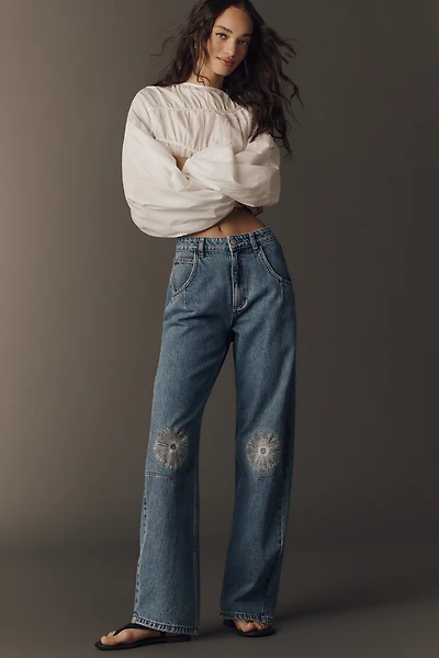 Seventy + Mochi Nina High-Rise Barrel Jeans