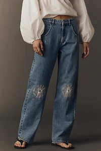 Seventy + Mochi Nina High-Rise Barrel Jeans