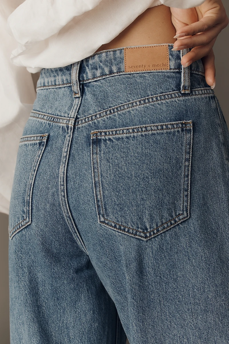Seventy + Mochi Nina High-Rise Barrel Jeans