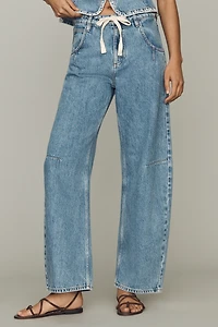 Seventy + Mochi Mila High-Rise Barrel Jeans