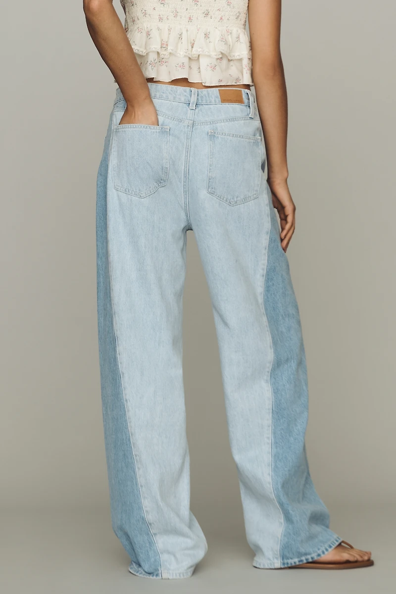 Seventy + Mochi Blake Cotton Mid-Rise Barrel Jeans