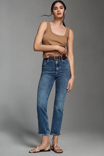 FRAME The Pencil High-Rise Crop Straight Jeans