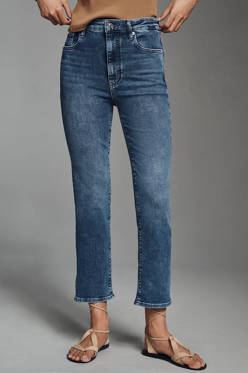 FRAME The Pencil High-Rise Crop Straight Jeans