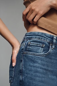 FRAME The Pencil High-Rise Crop Straight Jeans