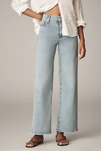 FRAME Le Slim Palazzo High-Rise Wide-Leg Jeans