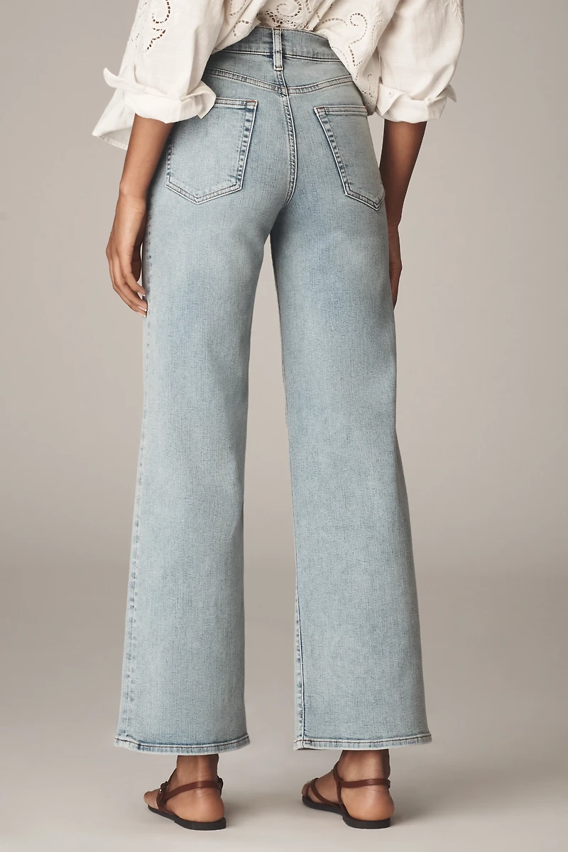 FRAME Le Slim Palazzo High-Rise Wide-Leg Jeans