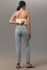 FRAME The Borrowed Mid-Rise Straight-Leg Jeans