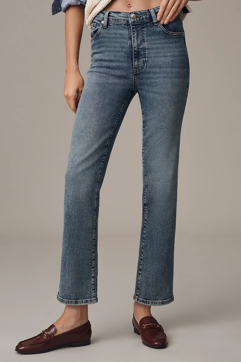 FRAME Le Sleek High-Rise Straight-Leg Jeans