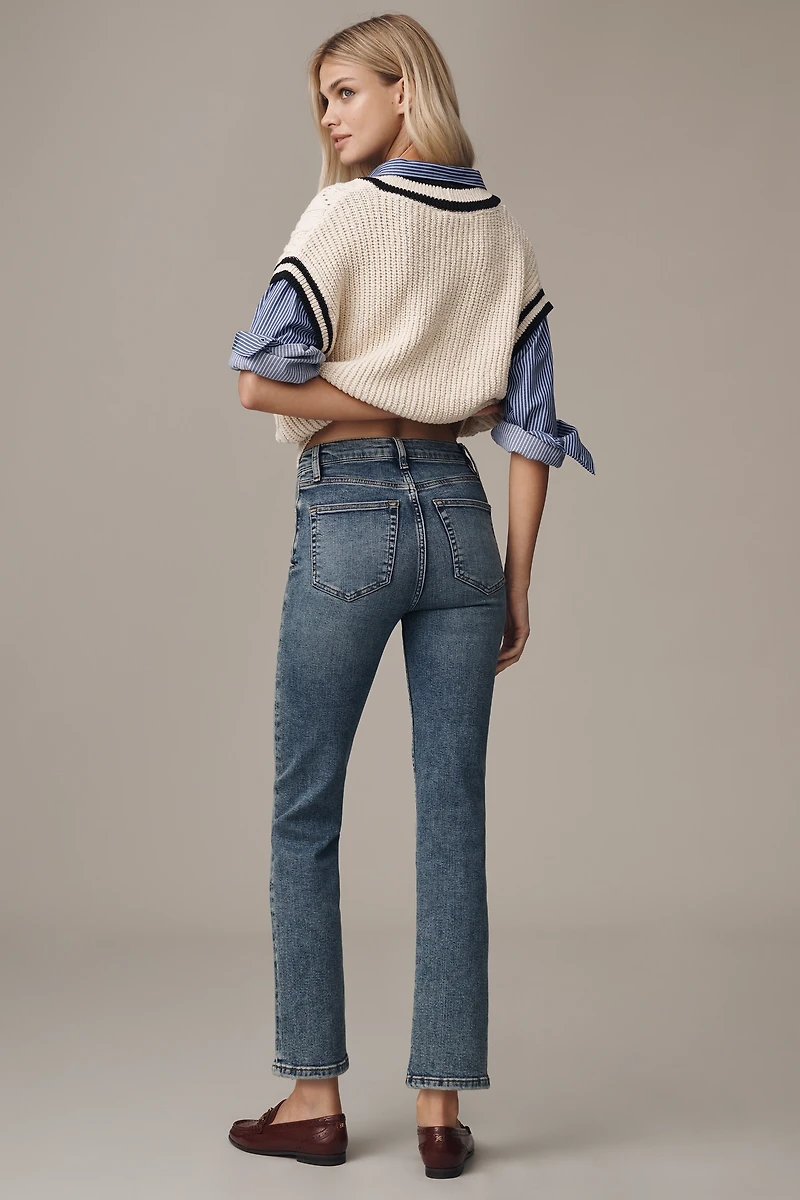 FRAME Le Sleek High-Rise Straight-Leg Jeans