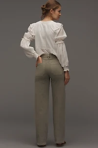 FRAME Le Slim Palazzo Modernist High-Rise Wide-Leg Jeans