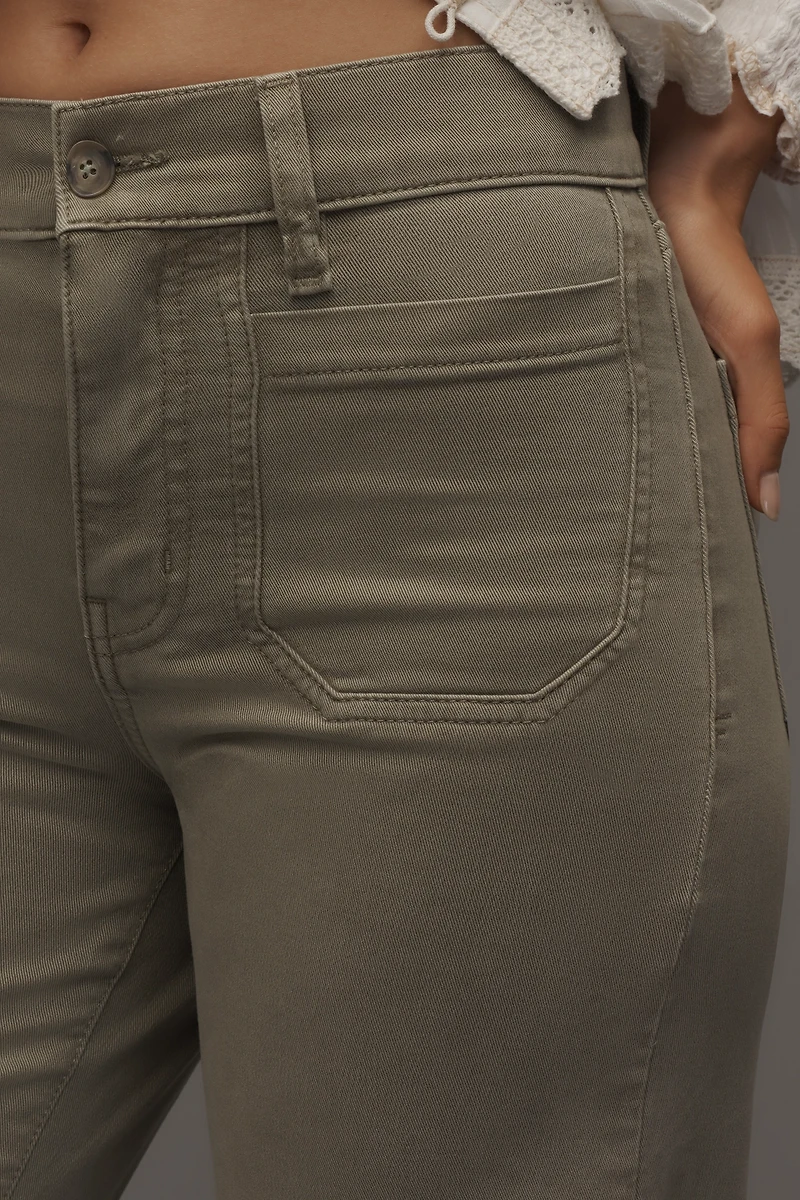 FRAME Le Slim Palazzo Modernist High-Rise Wide-Leg Jeans