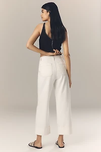 FRAME The Utility Trouser High-Rise Wide-Leg Jeans