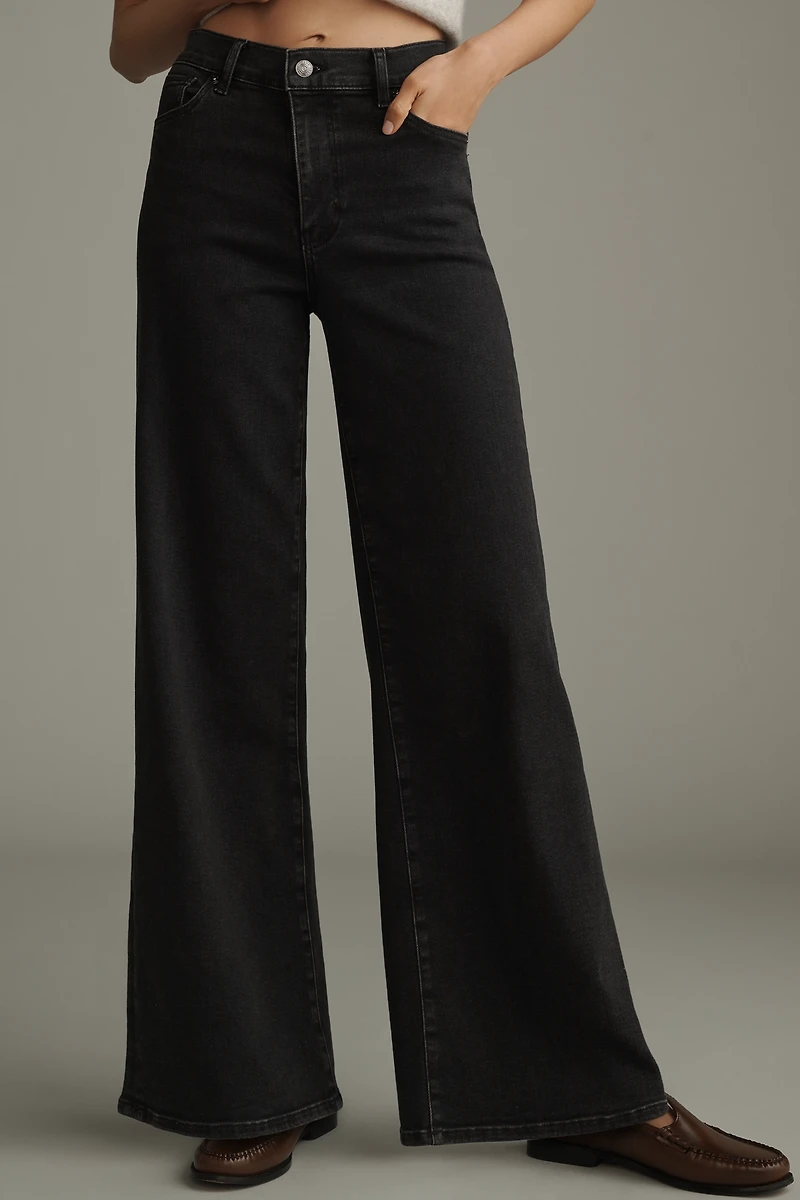 FRAME Le Slim Palazzo High-Rise Wide-Leg Jeans