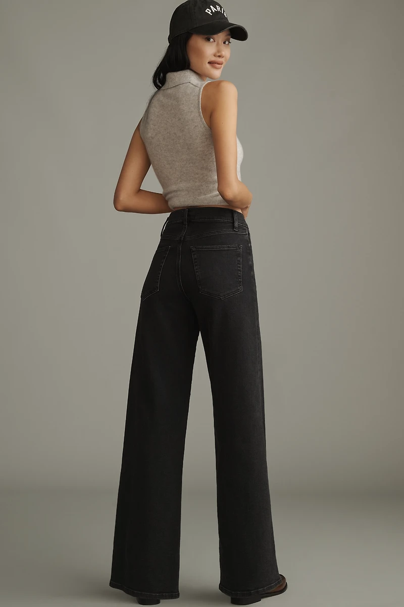 FRAME Le Slim Palazzo High-Rise Wide-Leg Jeans