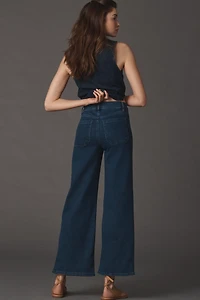 FRAME Le Slim Palazzo High-Rise Jeans