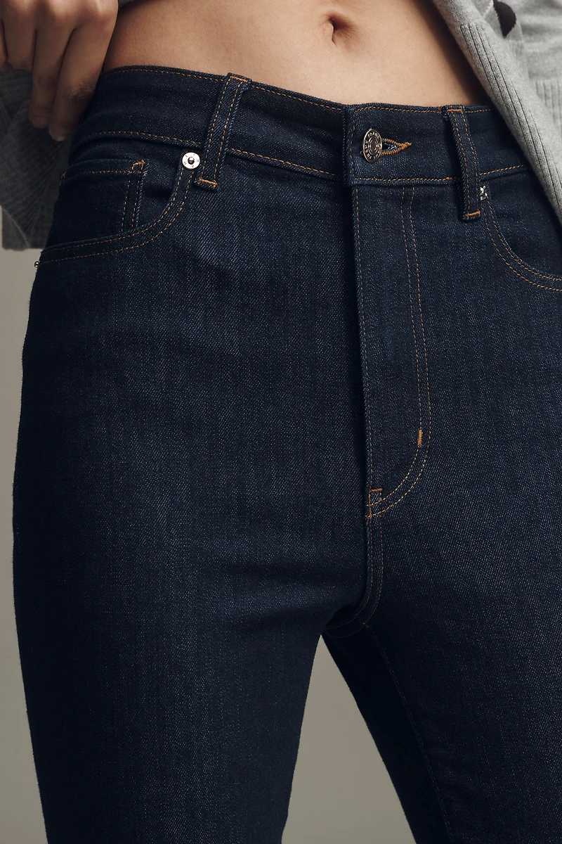 FRAME The Pencil High-Rise Crop Straight-Leg Jeans
