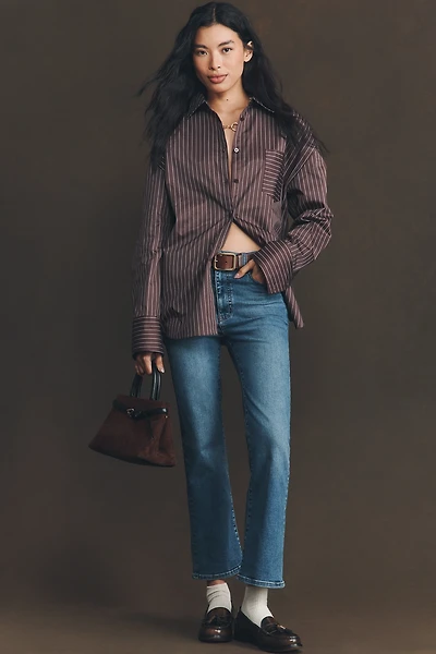 FRAME The Reboot Crop Mid-Rise Bootcut Jeans