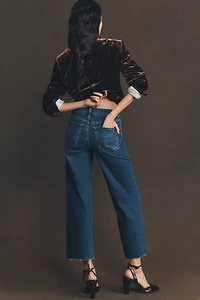 FRAME The Mellow Mid-Rise Crop Jeans
