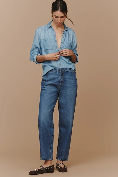 FRAME The Candle Trouser Mid-Rise Tapered Jeans
