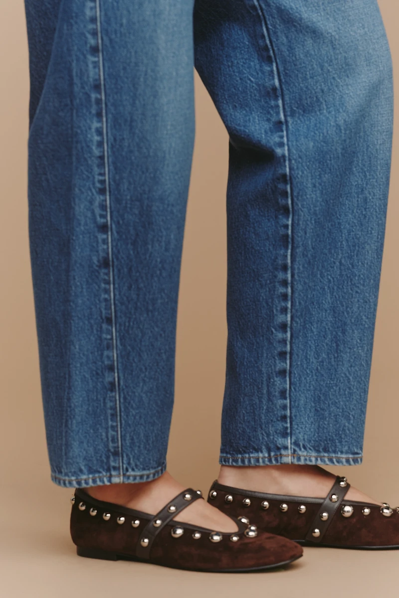 FRAME The Candle Trouser Mid-Rise Tapered Jeans