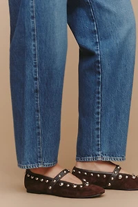FRAME The Candle Trouser Mid-Rise Tapered Jeans