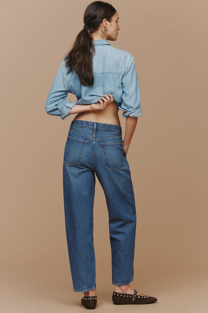 FRAME The Candle Trouser Mid-Rise Tapered Jeans