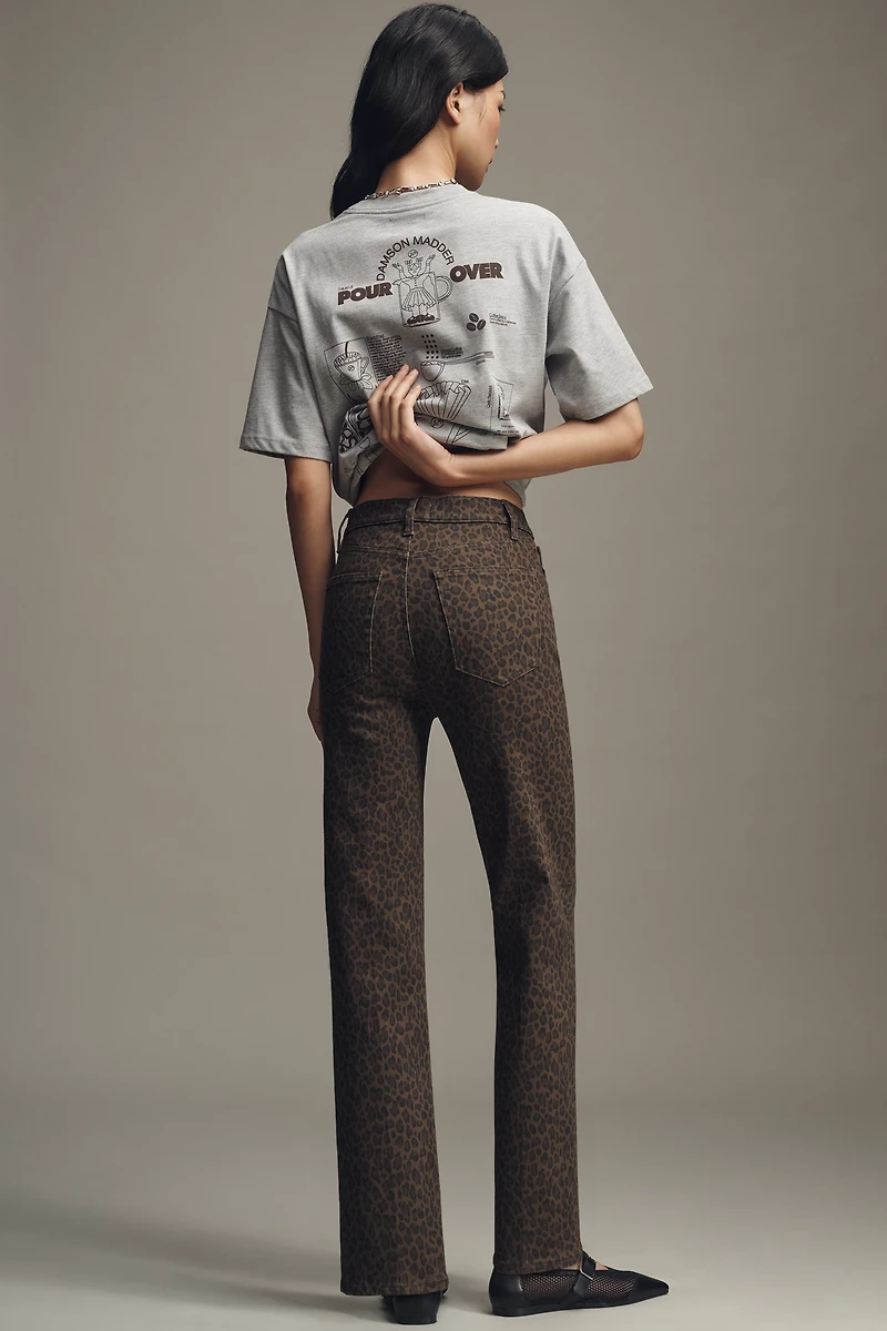 FRAME Le Sleek High-Rise Straight-Leg Jeans