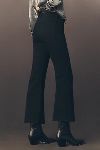 FRAME The Icon Petite High-Rise Flare Jeans