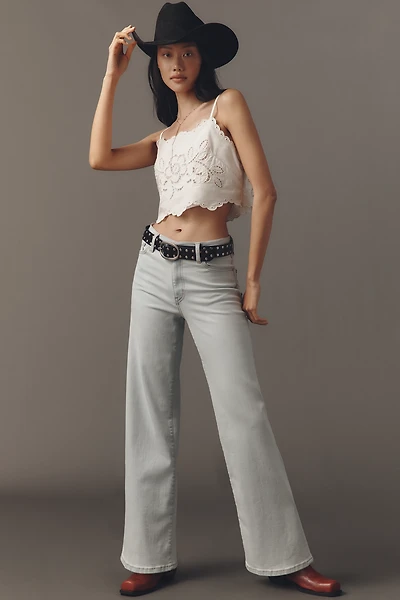 FRAME Le Slim Palazzo High-Rise Wide-Leg Jeans