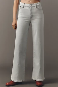 FRAME Le Slim Palazzo High-Rise Wide-Leg Jeans