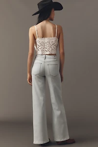 FRAME Le Slim Palazzo High-Rise Wide-Leg Jeans