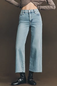FRAME Le Slim Palazzo High-Rise Crop Wide-Leg Jeans