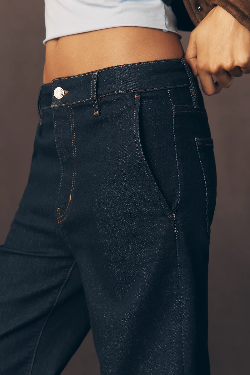 FRAME The Straight Trouser High-Rise Straight-Leg Jeans