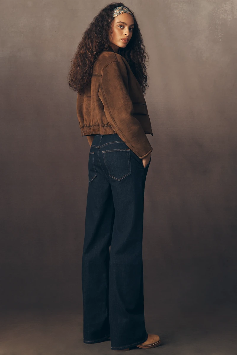 FRAME The Straight Trouser High-Rise Straight-Leg Jeans