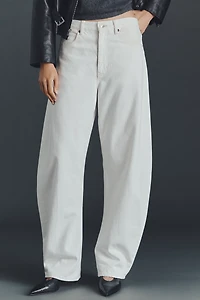 FRAME The Bubble High-Rise Tapered Jeans