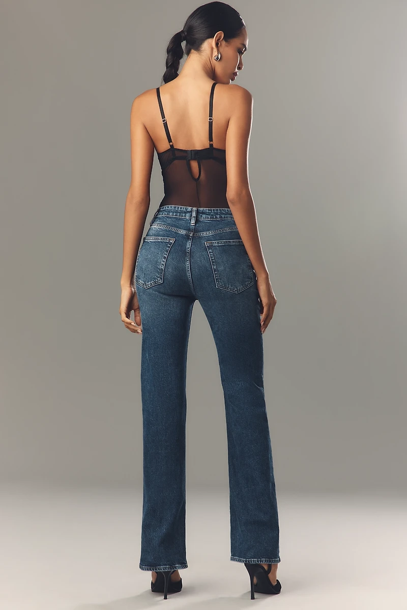 FRAME The Arrow High-Rise Flare Jeans