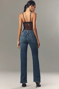 FRAME The Arrow High-Rise Flare Jeans