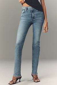 FRAME The Pencil High-Rise Straight-Leg Jeans