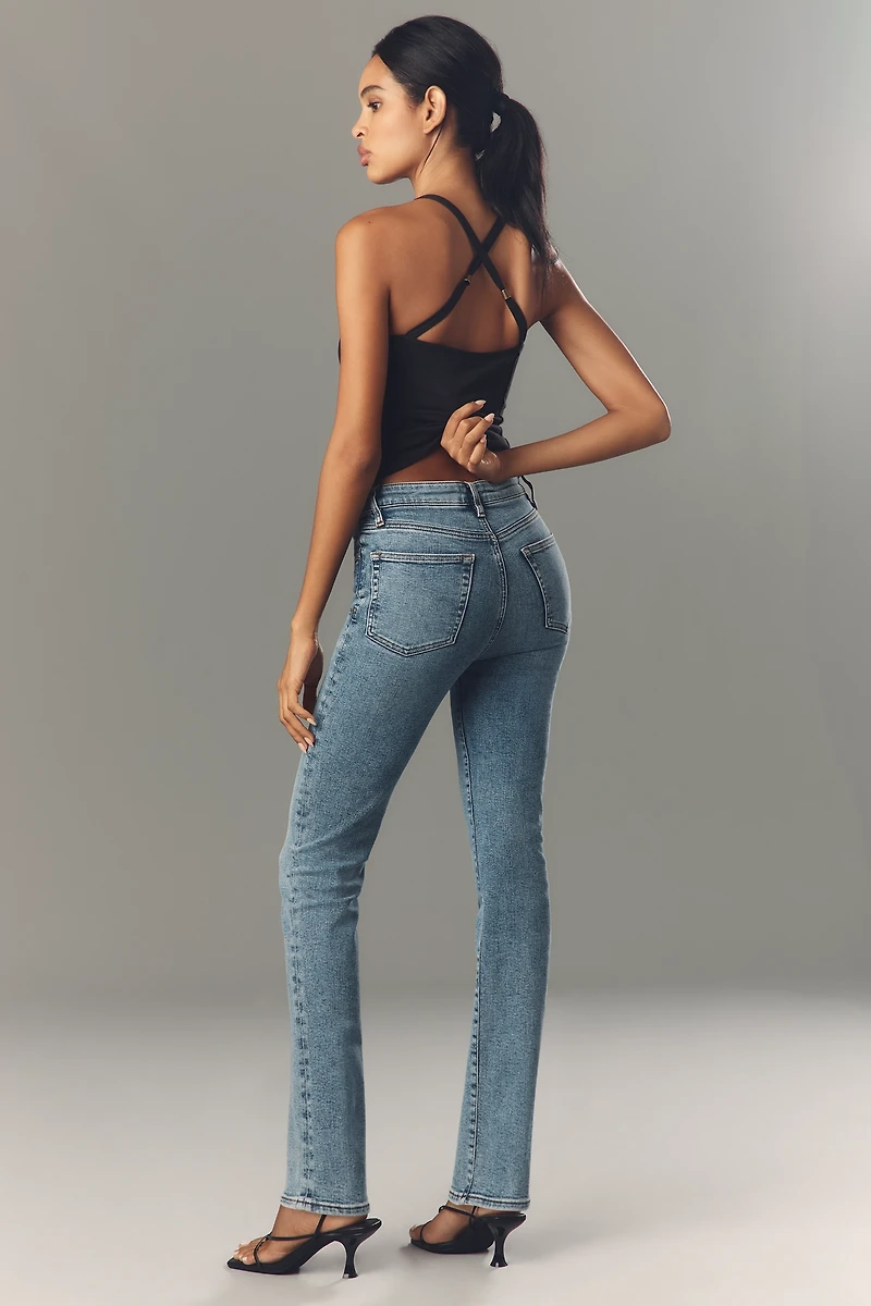 FRAME The Pencil High-Rise Straight-Leg Jeans