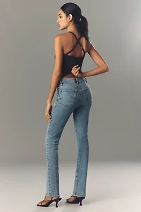 FRAME The Pencil High-Rise Straight-Leg Jeans