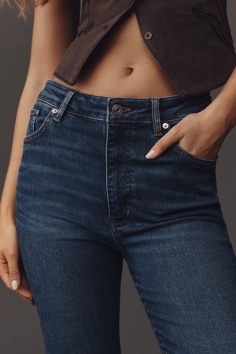 FRAME The Reboot High-Rise Crop Bootleg Jeans