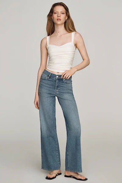 FRAME Le Slim Palazzo High-Rise Wide-Leg Jeans